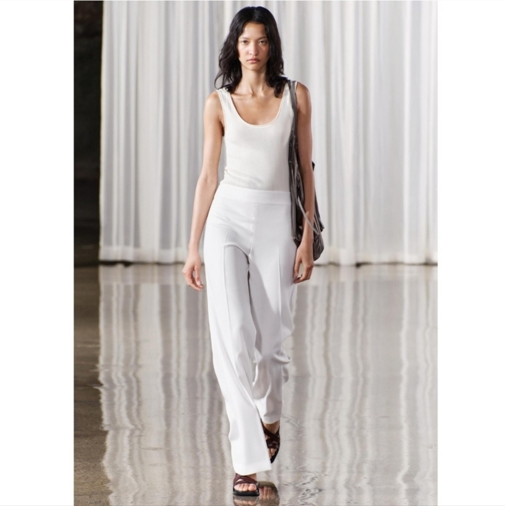 ZW COLLECTION SIDE ZIP FLOWY PANTS SIZE M - Picture 2 of 10